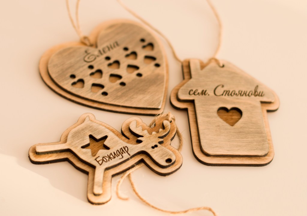 Комплект персонализирани Коледни играчки / Set of personalized Christmas&nbsp;toys