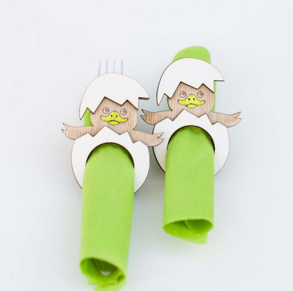 Великденски рингове за салфетки / Easter napkin&nbsp;holder