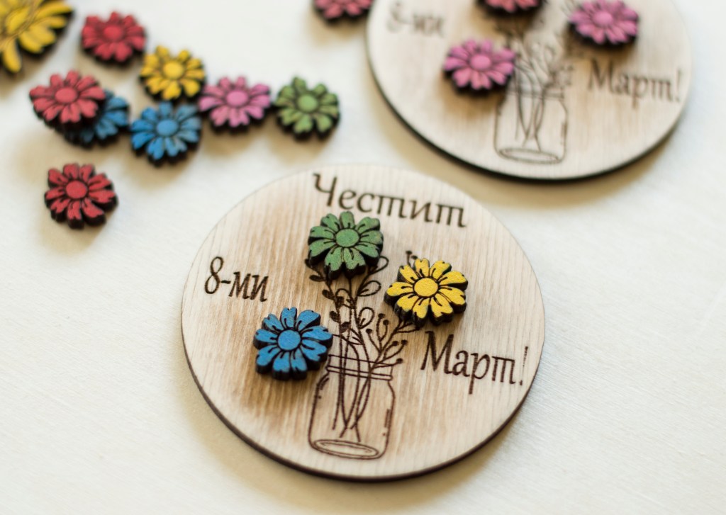 Персонализирани магнитчета 8 Март / Personalized magnets 8&nbsp;March